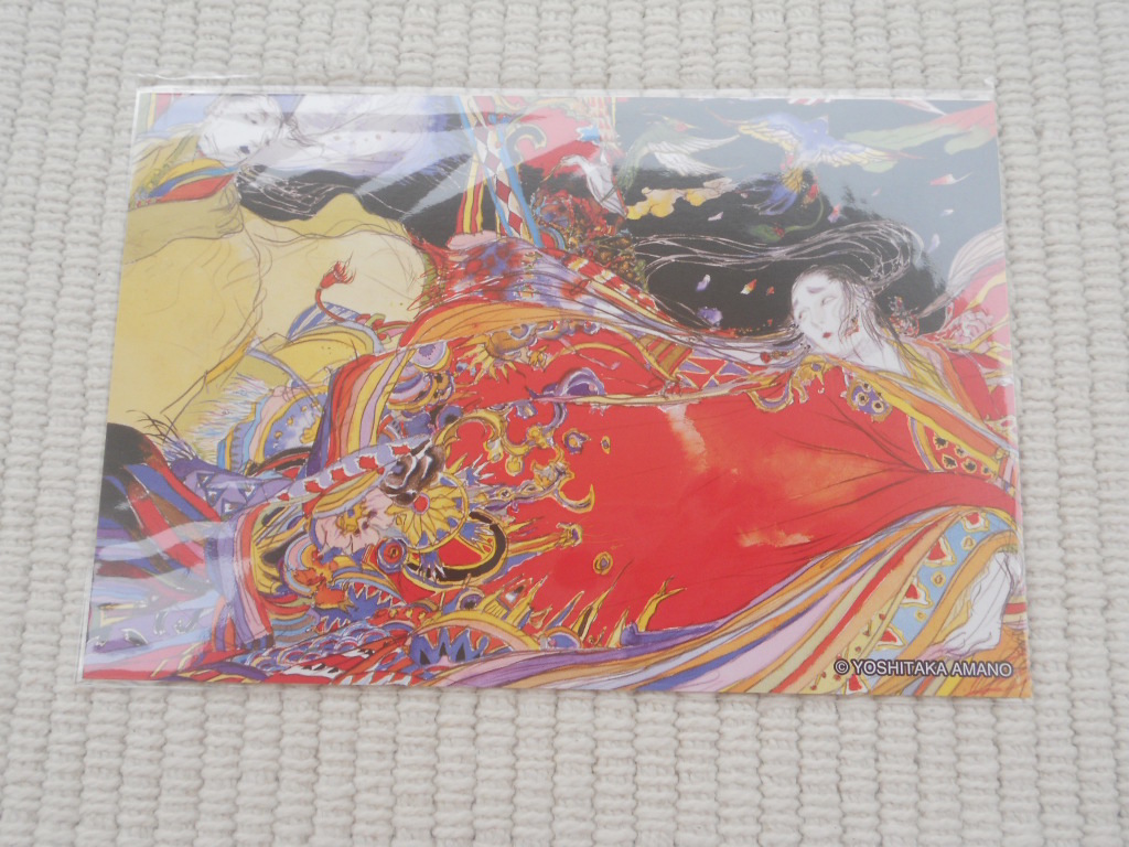 新品 ｆｉｎａｌ ｆａｎｔａｓｙと天野喜孝の世界展 公式グッズ 特製ポストカード 源氏物語 明石の君 未開封新品 の落札情報詳細 ヤフオク落札価格情報 オークフリー スマートフォン版