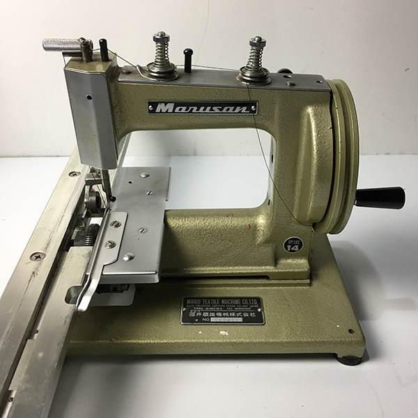 圓井繊維機械　marusan CP-102 手動 リンキングミシン　マルサン　裁縫　縫製工場　手芸　アパレル マルサン 圓井繊維機械 アパレル工業用 手動フラットリンキングミシン