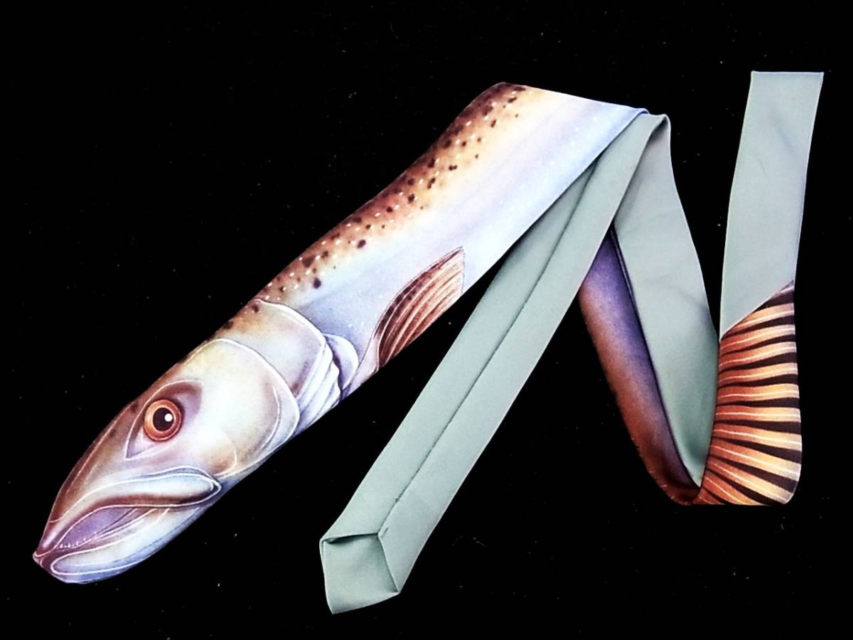 *:.*:K1396美品 ラルフマーリン・人気の定番【魚】ネクタイ の落札情報 
