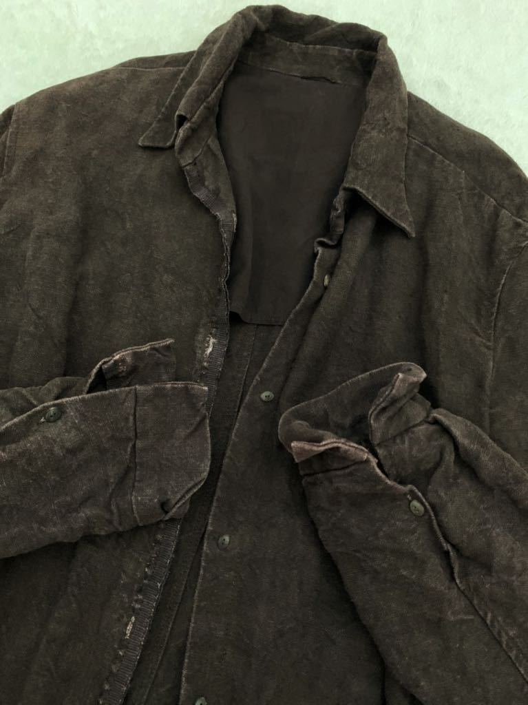 LM altieri リネンシャツ size3？ リネンシャツジャケット カルペ