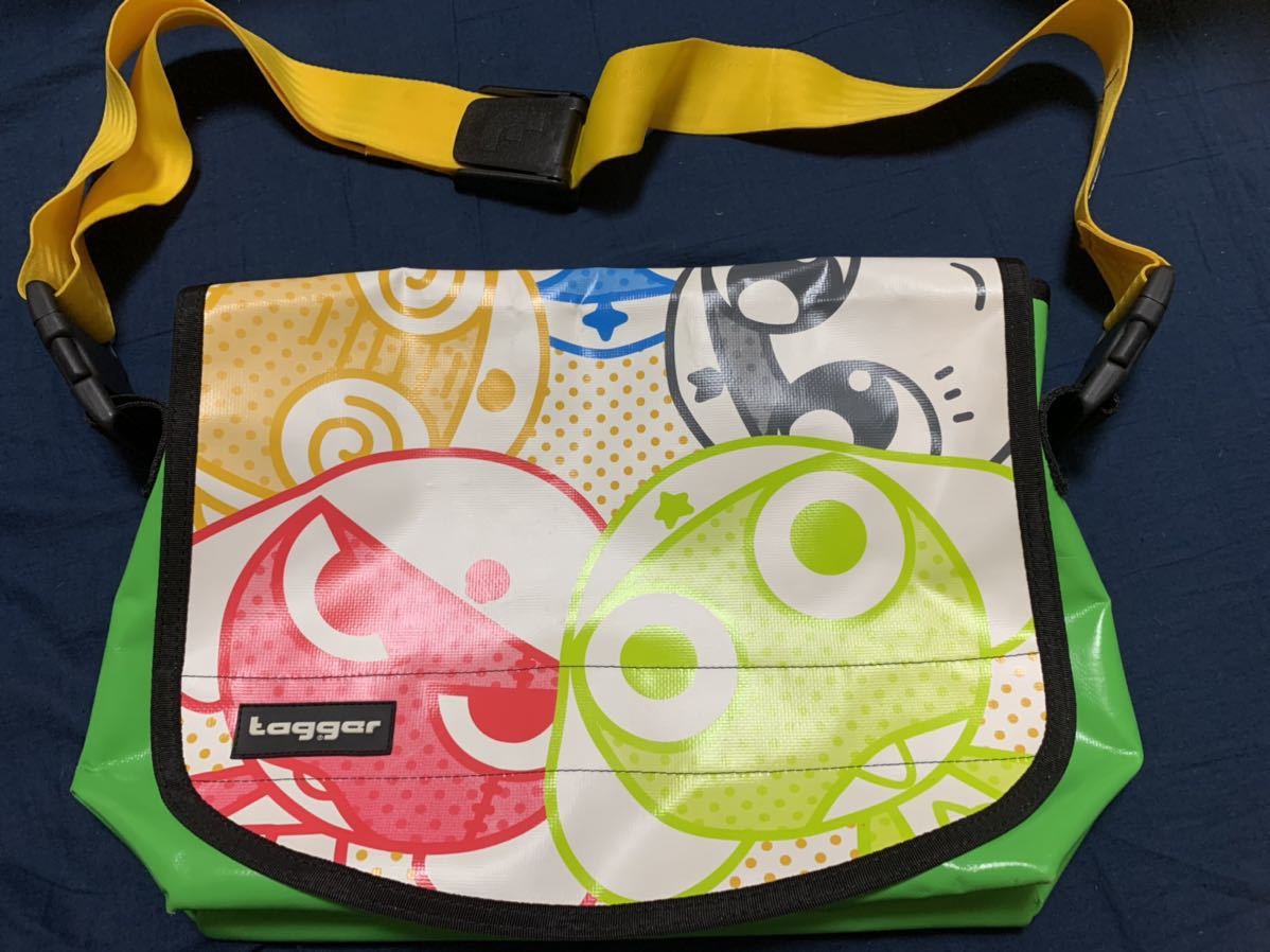 メッセンジャーバッグ tagger×ケロロ軍曹 ケロロ軍曹×tagger タガー カスタムメッセンジャーバッグ ケロロ小隊