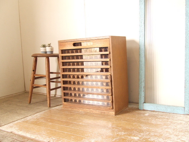 糸ケースアンティーク什器