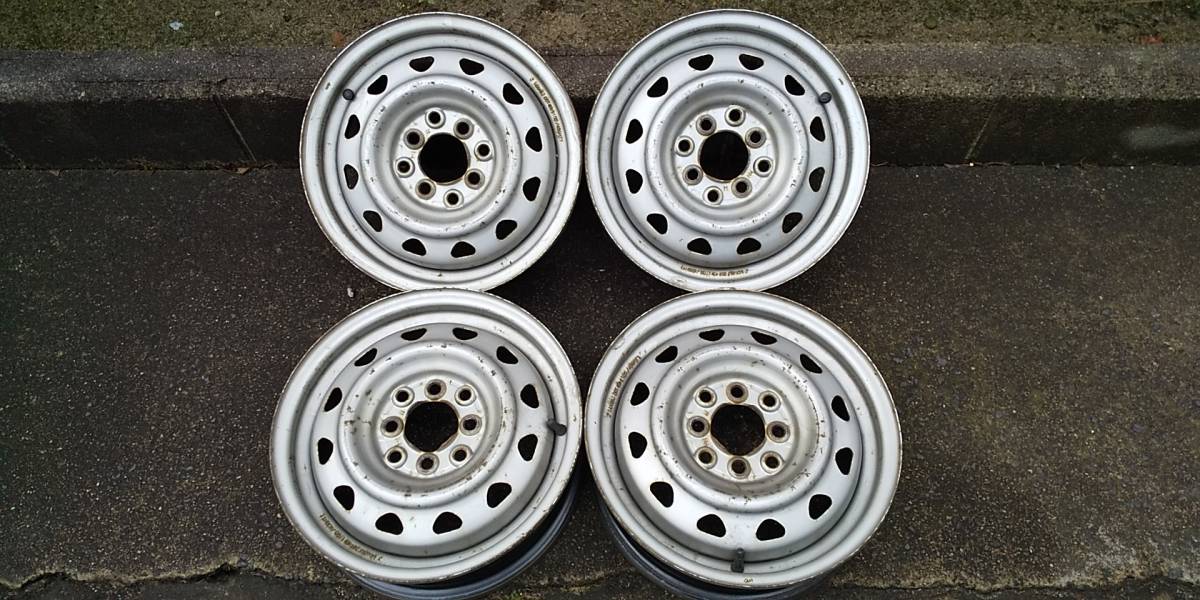 weds(ウェッズ) 14インチ【中古】スチールホイール 4本_14x4.5 4x100