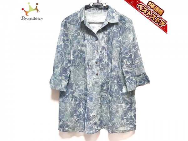 高い素材 Leilian レリアン ワンピース サイズ13 L レディース アイボリー ダークネイビー マルチ 花柄 超激安 P2pnews Co