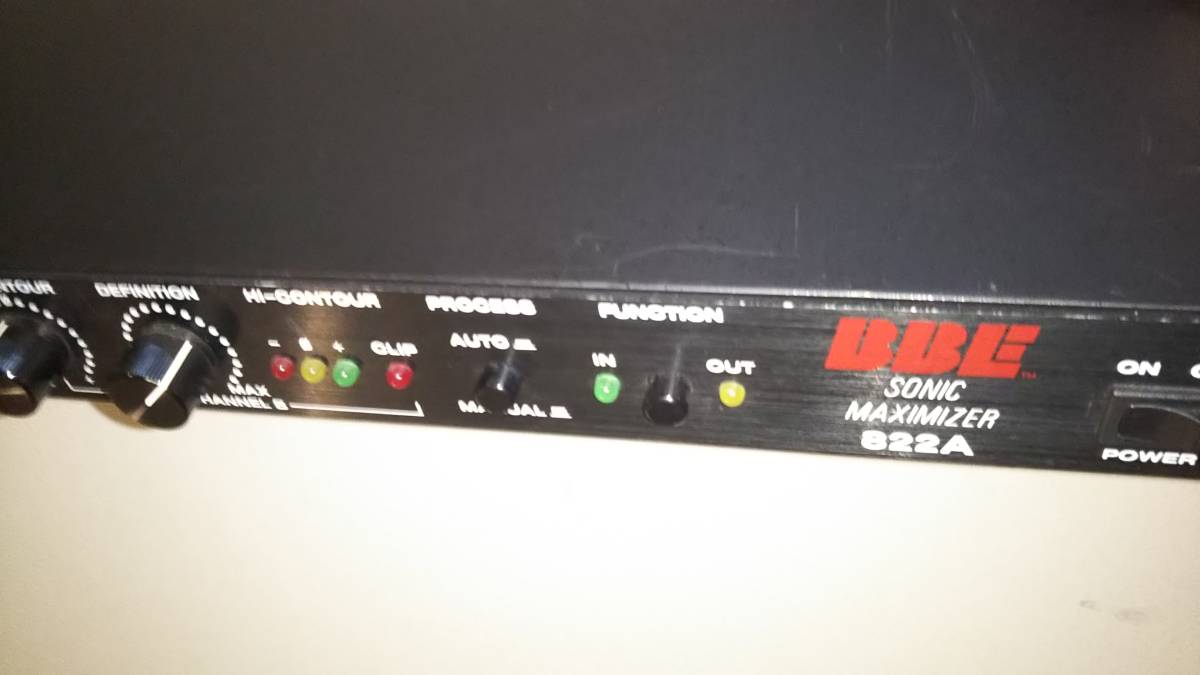 BBE SONIC MAXIMIZER 822A ソニック マキシマイザー 音響機材