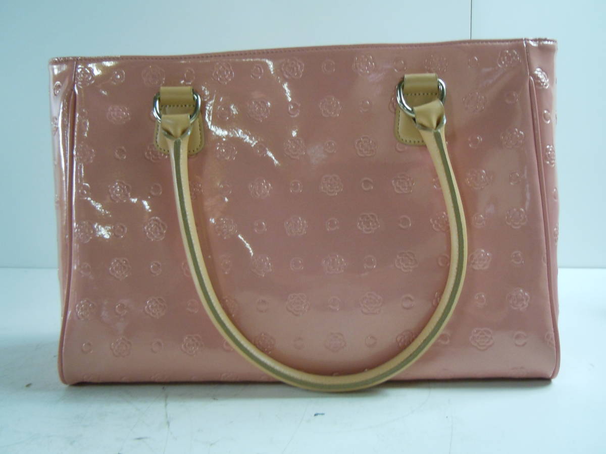 何 Clathas クレイサス エナメルバッグ ベージュピンク 合皮エナメル トートバッグ レディースバッグ N2 97r の落札情報詳細 ヤフオク落札価格情報 オークフリー スマートフォン版