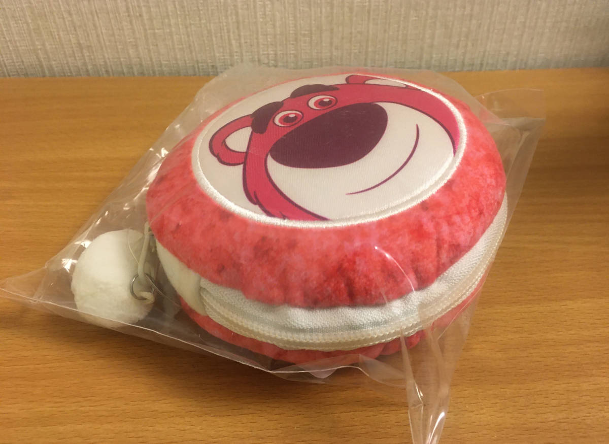 新品 ワンコイン出品 東京ディズニーシー ピクサープレイタイム トイストーリー ロッツォのクッキーサンド型 スーベニアポーチ ピンクくま の落札情報詳細 ヤフオク落札価格情報 オークフリー スマートフォン版