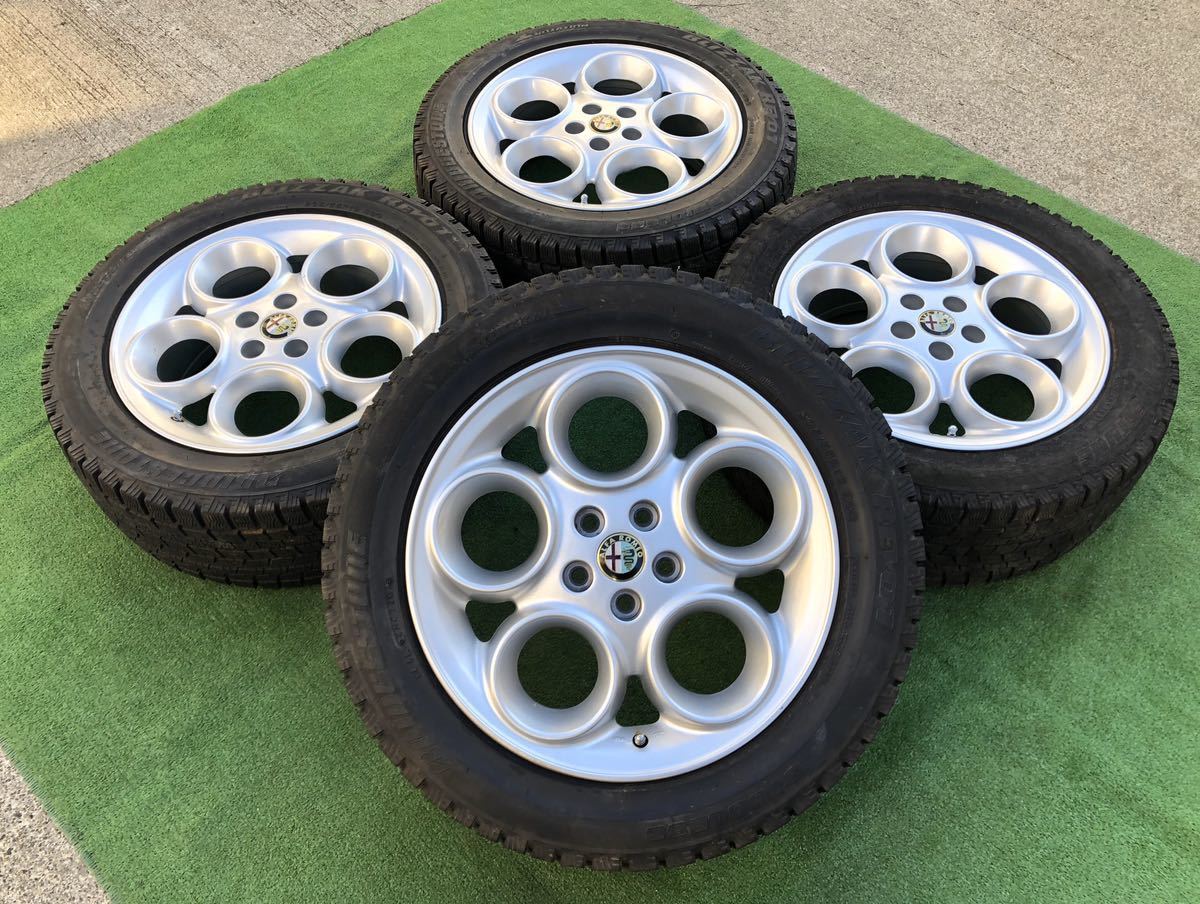 アルファロメオジュリエッタ純正アルミホイール4本 Pirelli 18インチ