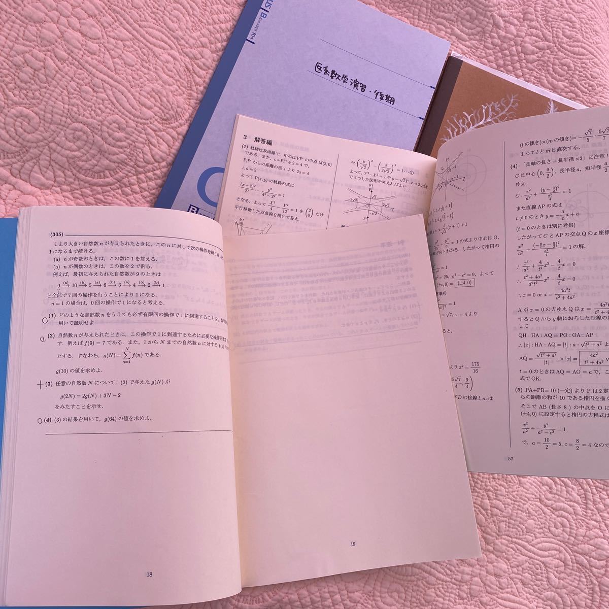 SEG医系数学演習夏期講習前期後期テキストとノートの落札情報詳細