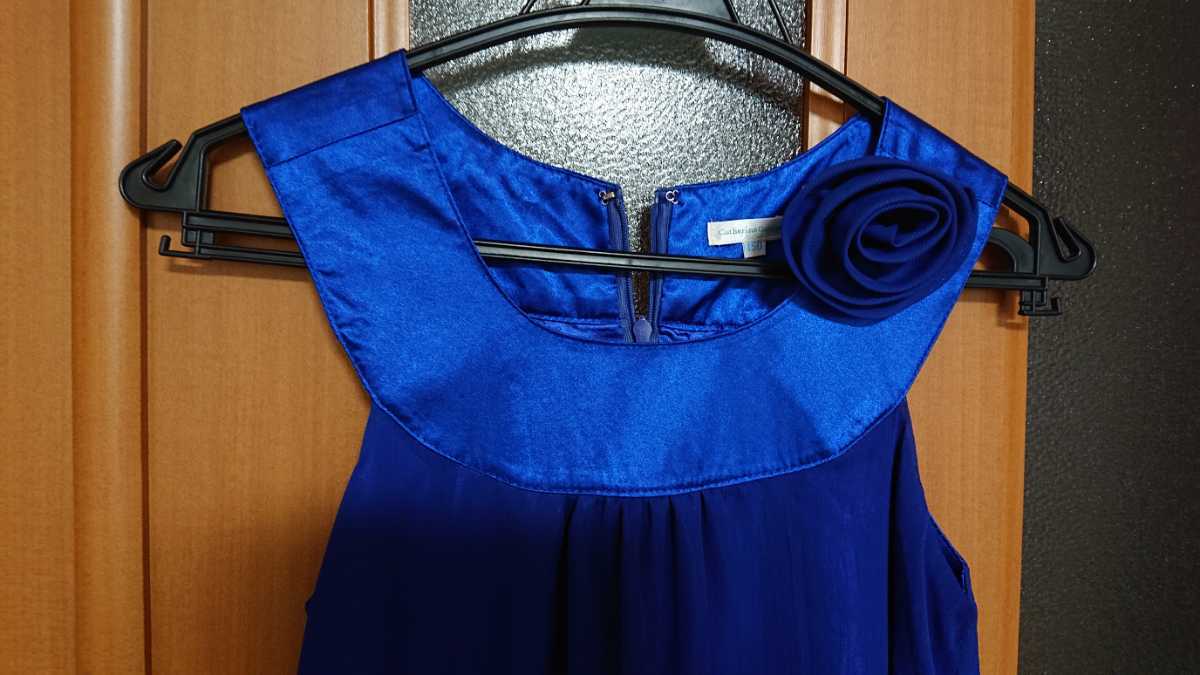 Used Aラインヨークシフォンワンピース ドレス 無地 ブルー キャサリンコテージ 150cm ピアノ発表会 お出かけ フォーマル の落札情報詳細 ヤフオク落札価格情報 オークフリー スマートフォン版