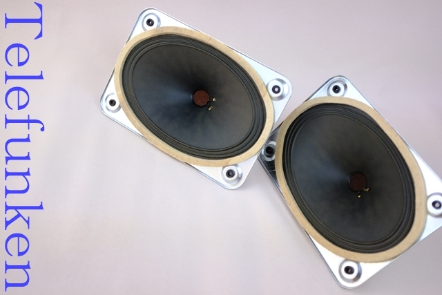 テレフンケン Telefunken アルニコフルレンジ 美品 大型オーバル型