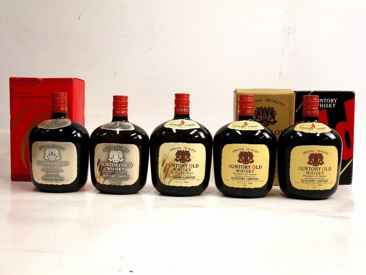 SUNTORY サントリー オールドウイスキー 5本 シルバーラベル 700ml サントリー オールド シルバーラベル 700ml 【愛知県内限定発送