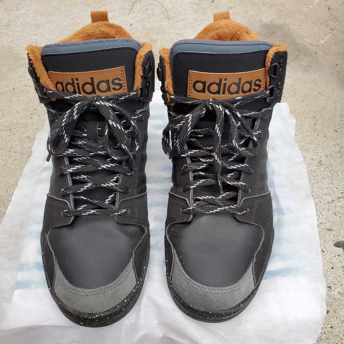 アディダス Adidas Ortholite 27 5 ハイカット スニーカー メンズ の落札情報詳細 ヤフオク落札価格情報 オークフリー スマートフォン版