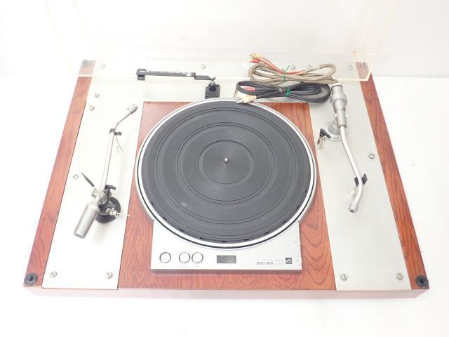 DIRECT DRIVE VICTOR JL-T77 ターンテーブル Victor ビクター ターンテーブル JL-T77 + キャビネット JL-C77M +