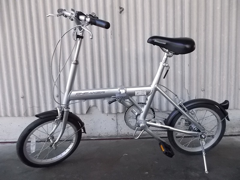 ブリヂストン　スニーカーライト160パープル　折りたたみ自転車 ブリヂストン スニーカーライト160パープル 折りたたみ自転車|mercari