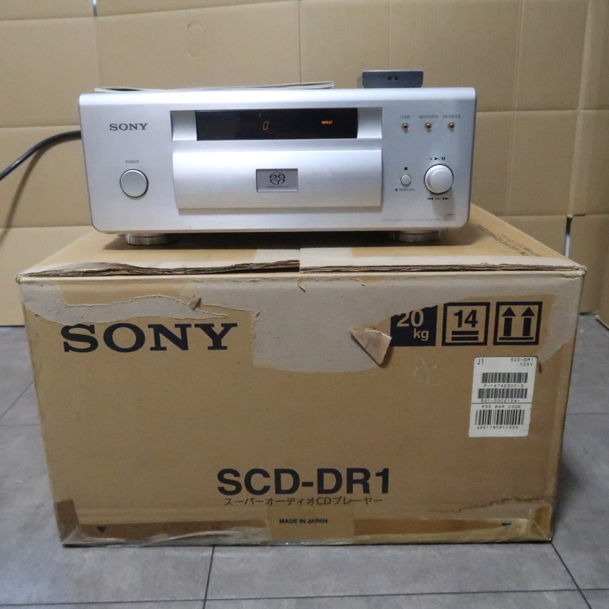 入手困難！】SONY/ソニー CD/SACDプレーヤー SCD-DR1