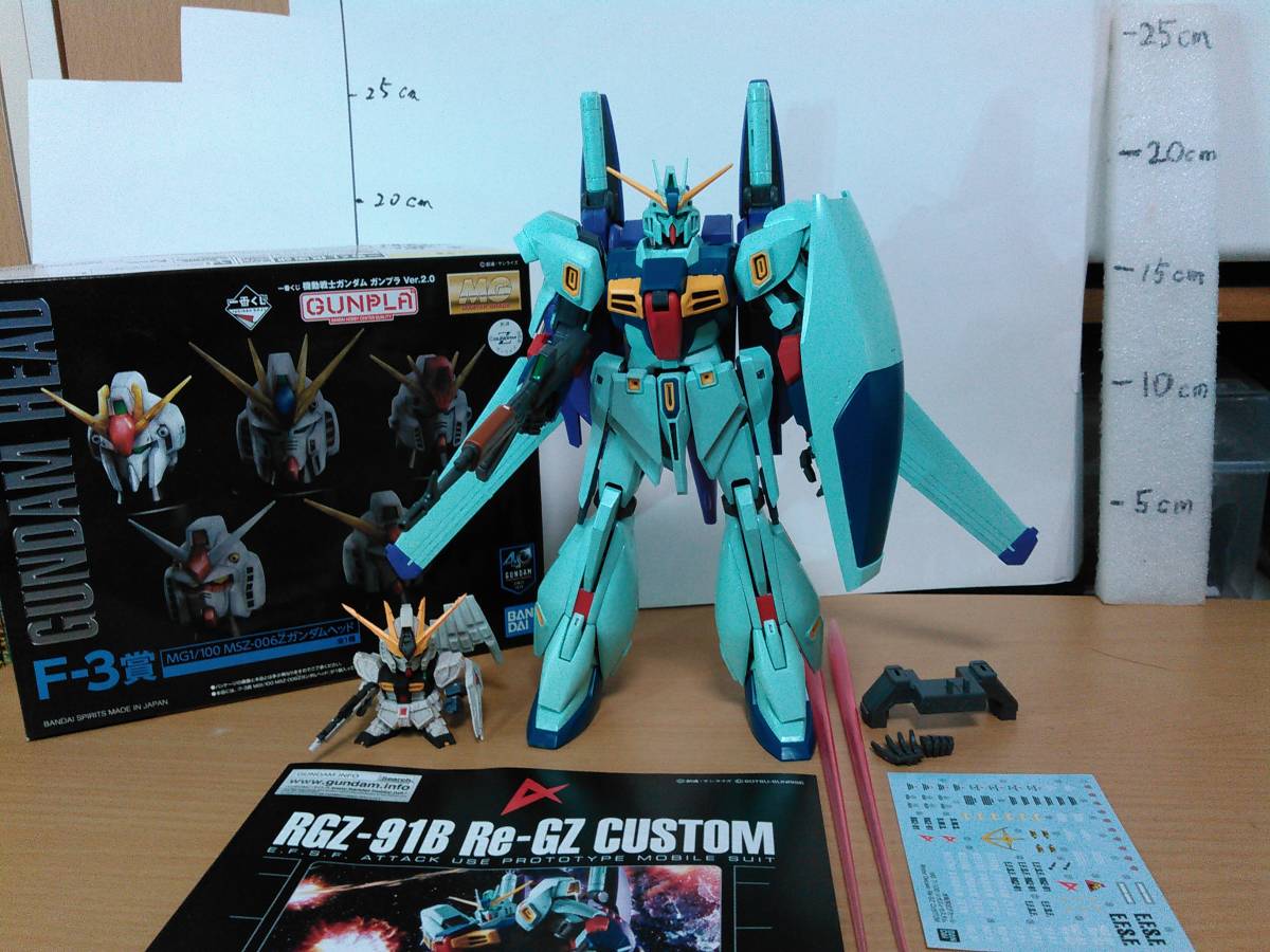 MG 1/100 RGZ-91B プレバン リ・ガズィ・カスタム 完成品 ゼータ