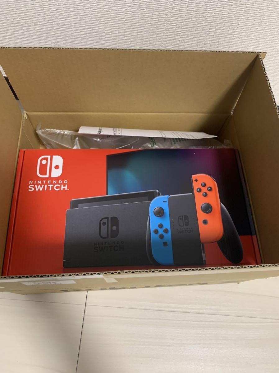 新品 定価 新品 未使用 即完売 Nintendo Switch 本体 新型 モデル ネオンブルー ネオンレッド 楽天ブックス 購入switch 任天堂 スイッチ の落札情報詳細 ヤフオク落札価格情報 オークフリー スマートフォン版