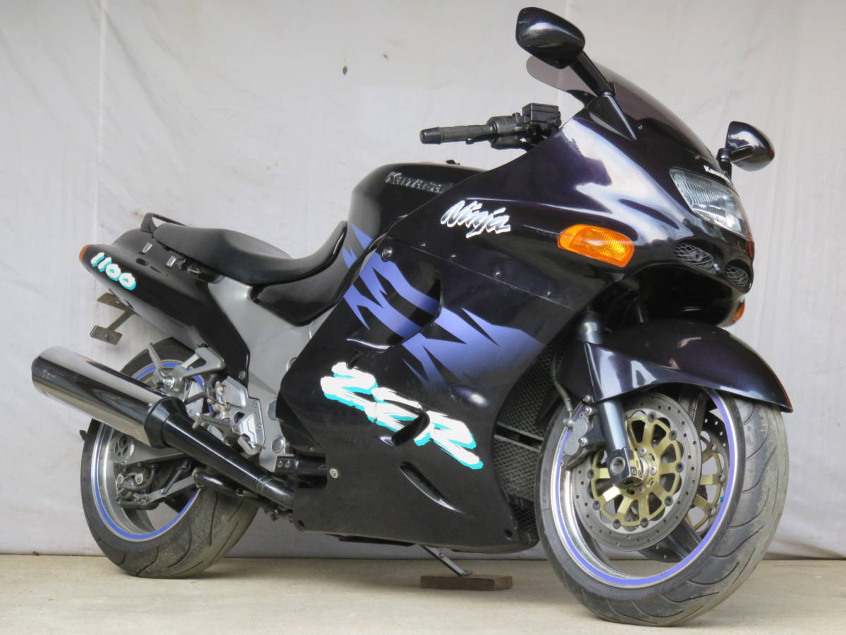 【車検付き】Kawasaki ZZR1100D(D3) カワサキ ZZR1100 D3 エンジン好調！お得な予備検査つき！ZZ-R1100 ZX