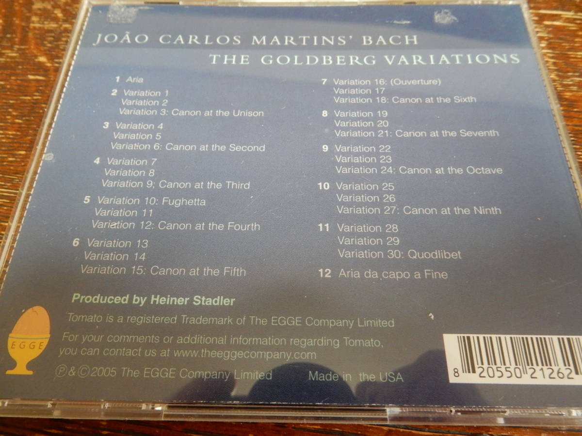 ジョアン カルロス マルティンスのバッハを聴く 2セット 3cd の落札情報詳細 ヤフオク落札価格情報 オークフリー スマートフォン版