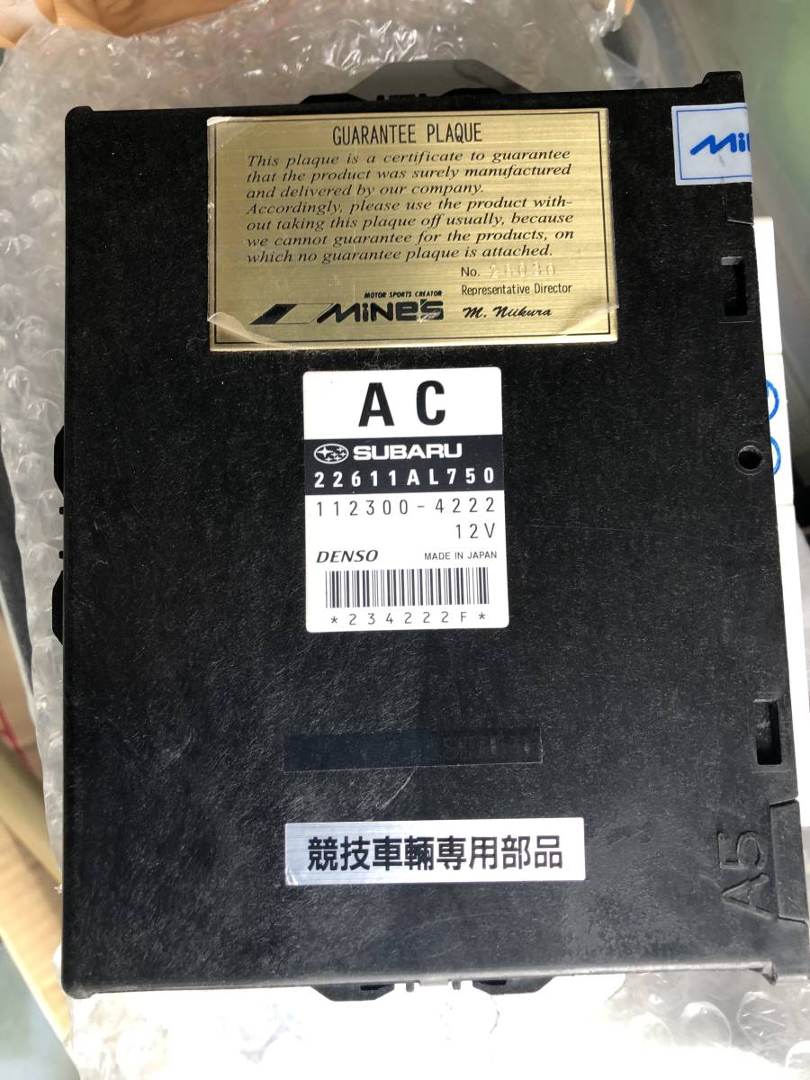 Mine's（マインズ）　VX-ROM スバル車用　レガシィB4（BM9）　EJ25T Mine\u0027s VX-ROM ENGINE CONTROL UNIT for SUBARU