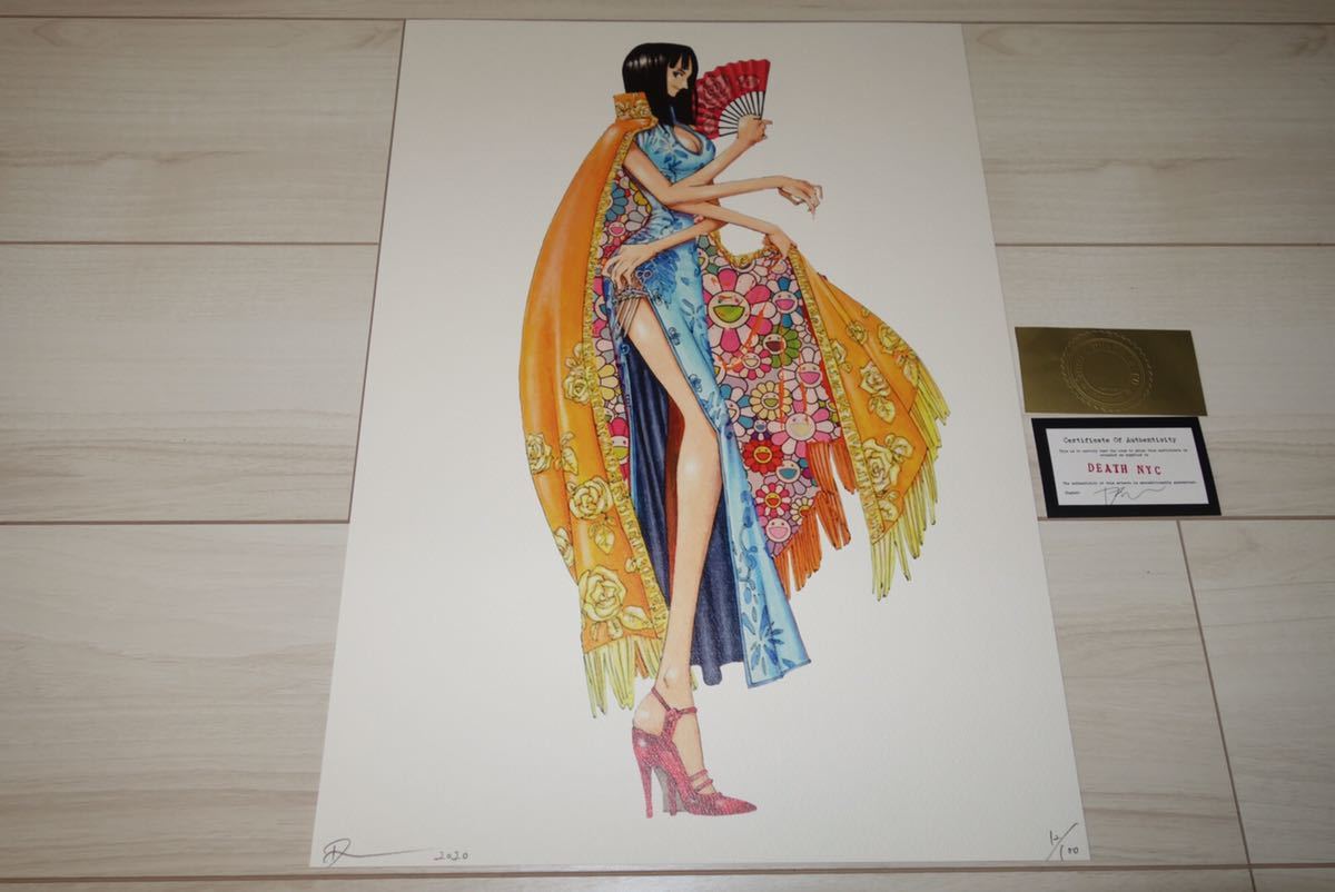 新品 世界限定100枚 最新版 年 Death Nyc Louis Vuitton Supreme One Piece ニコ ロビン 村上隆 ポスター アート シルクスクリーン 絵 の落札情報詳細 ヤフオク落札価格情報 オークフリー スマートフォン版