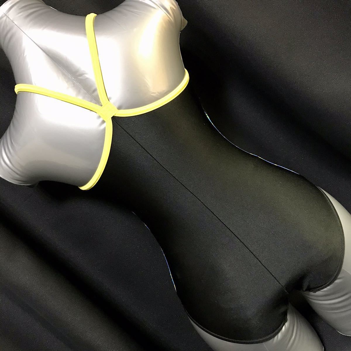 Nsi パールブリッジスイミング 指定水着 レディース Lサイズ 強光沢素材 大きいサイズ 黄色パイピング 黒 水面柄 競泳水着 の落札情報詳細 ヤフオク落札価格情報 オークフリー スマートフォン版