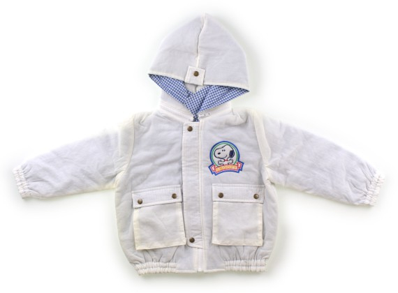 ファミリア Familiar コート ジャンパー 100 男の子 白 青 チェック スヌーピー 子供服 ベビー服 キッズ の落札情報詳細 ヤフオク落札価格情報 オークフリー スマートフォン版