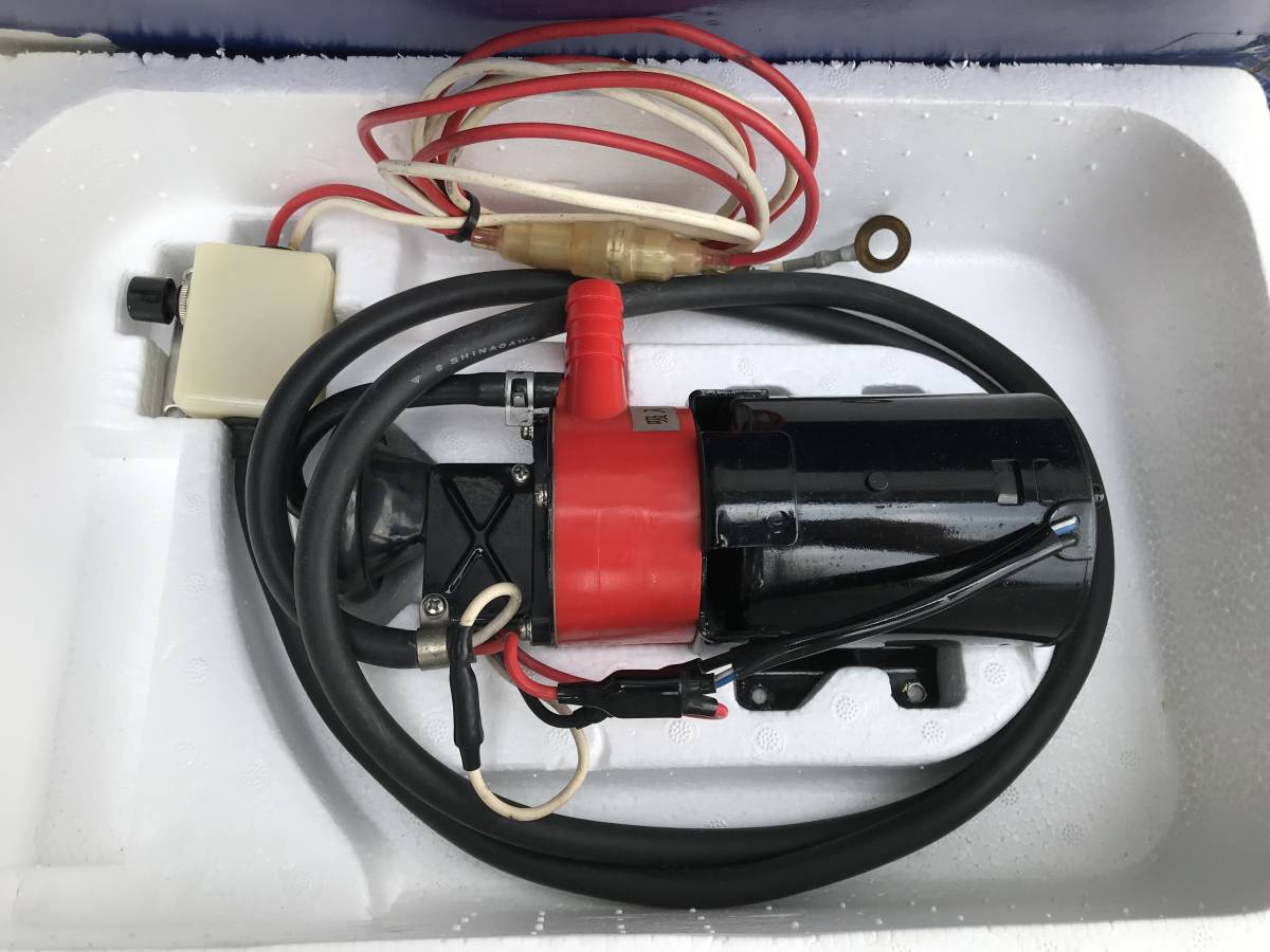 HITACHI　ビルジポンプ　24V　中古品 日立ビルジポンプ 24V 未使用品