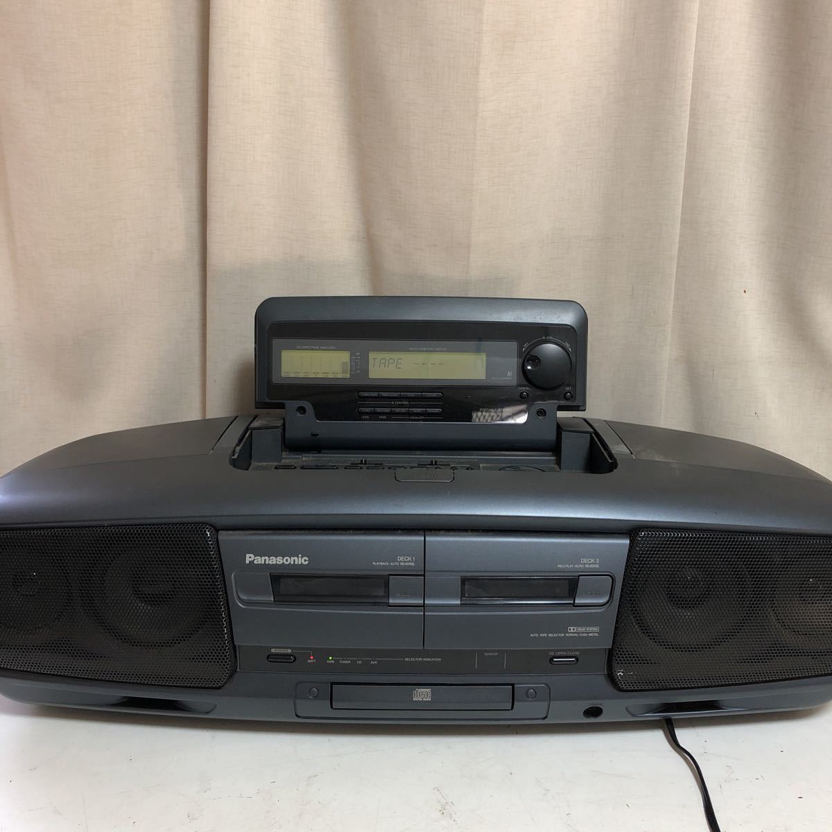 オーディオ機器 Panasonic RX-DT99 CDラジカセ コブラトップ ジャンク