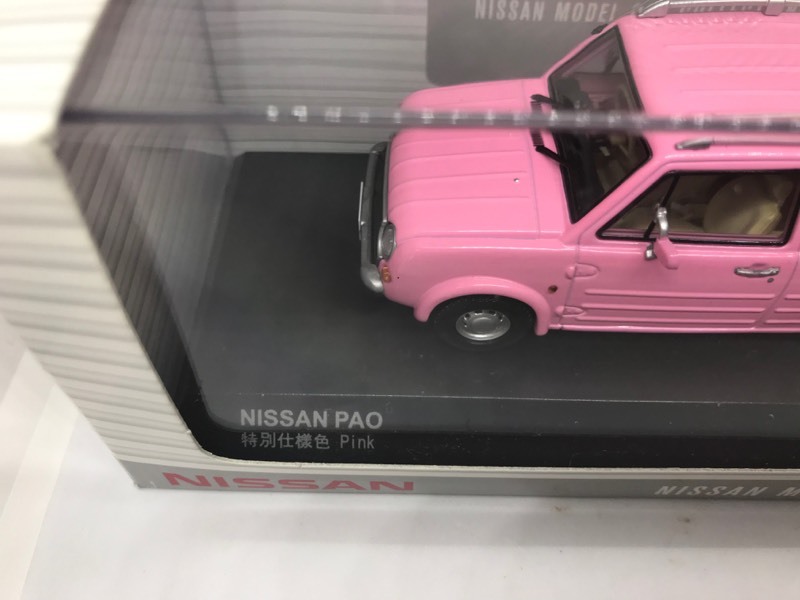 京商 1/43 日産パオ イベント限定特別仕様色/ピンク モデルミニカー 京商 1/43 日産パオ イベント限定特別仕様色/ピンク モデル