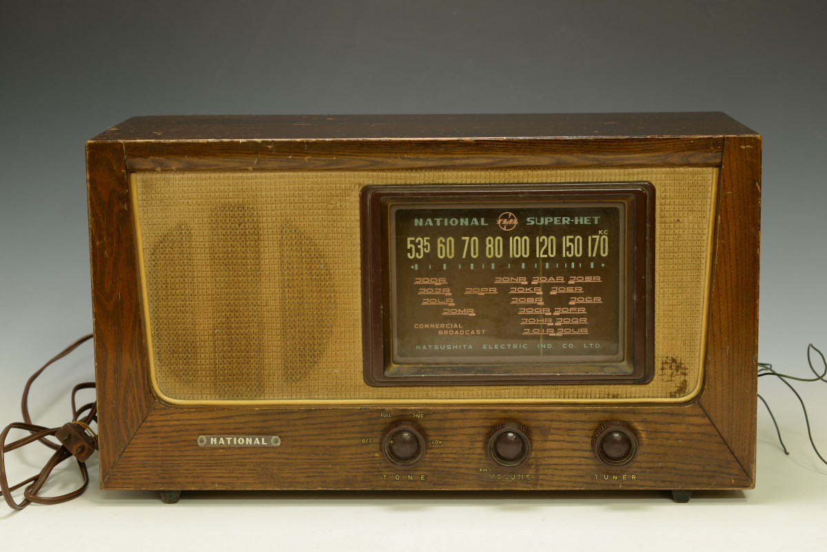 ナショナル真空管ラジオ SUPER-HET ジャンク品 nationalの落札情報詳細