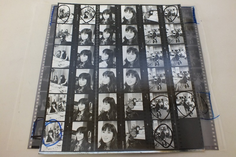 モノクロ写真ネガ 秋野暢子 他 558カット 芸能人タレント俳優女優 