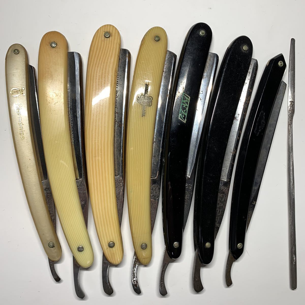 西洋剃刀 7本 耳毛剃り フィラモニカ Bellman Manaslu Hadcscn Cape Kikuboshi Nichiri 理容 美容 床屋 剃刀 カミソリ の落札情報詳細 ヤフオク落札価格情報 オークフリー スマートフォン版
