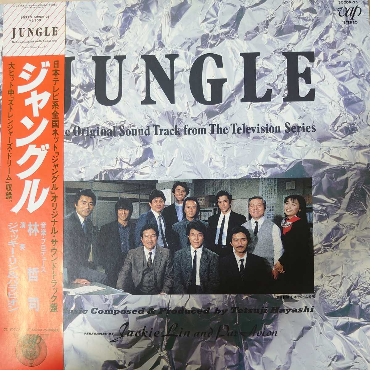 ジャッキー・リン&パラビオン ジャングル LP LP○林哲司、ジャッキー・リン&パラビオン/ジャングル［帯付/和