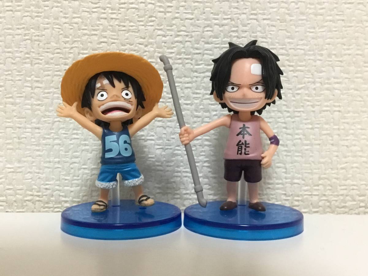 文字絵文字 タンクトップ Ver モンキー D ルフィ 56 ポートガス D エース 本能 ワンピース ワールドコレクタブルフィギュア の落札情報詳細 ヤフオク落札価格情報 オークフリー スマートフォン版
