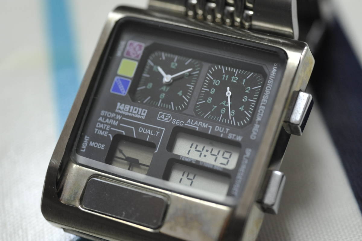 シチズン アナログデジタル インデペンデント 8987-L19010 TA