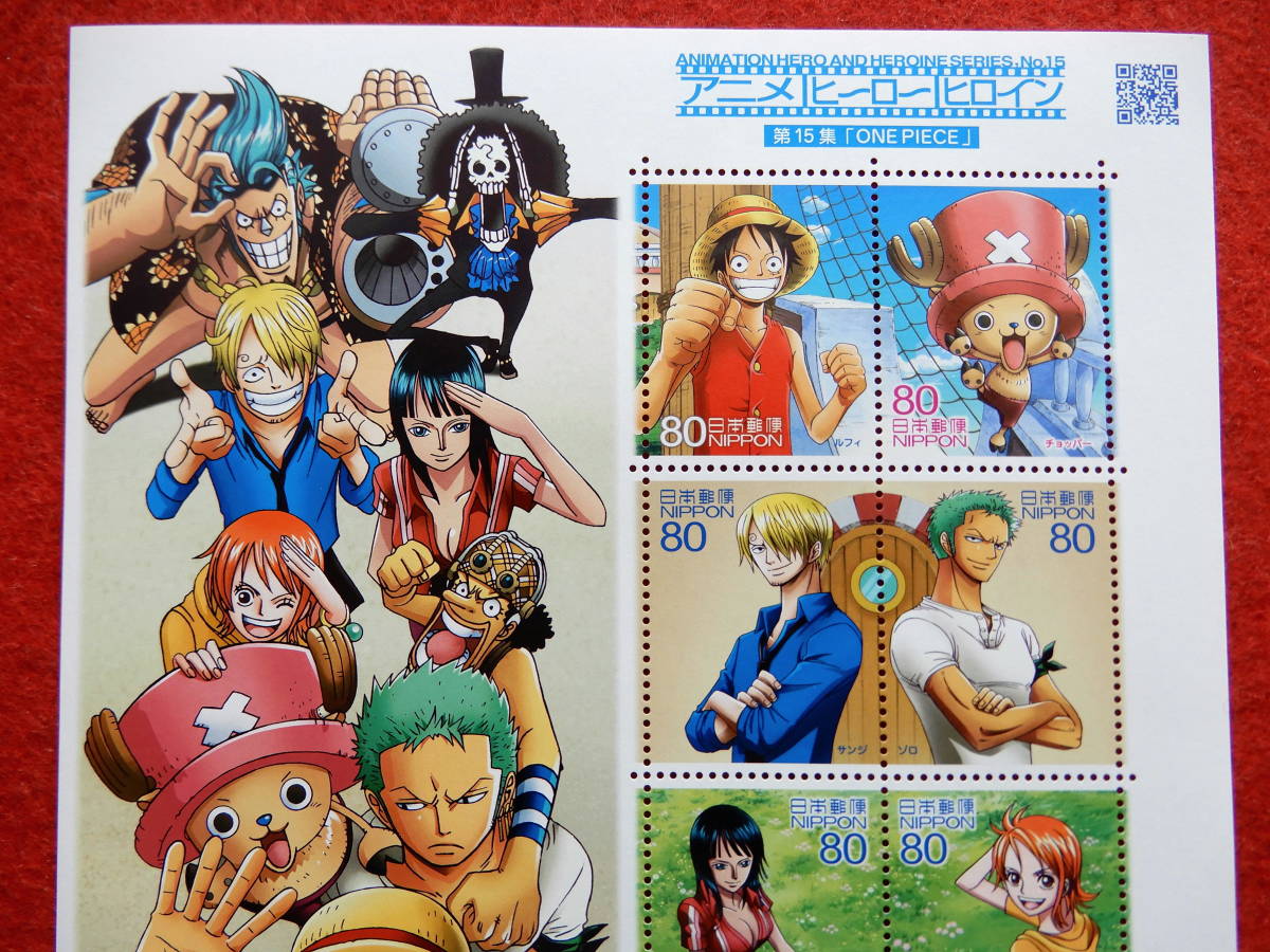 新品 記念切手 アニメ ヒーロー ヒロインシリーズ 第15集 ワンピース 80円切手10枚 1シート 平成23年 11年 発行 の落札情報詳細 ヤフオク落札価格情報 オークフリー スマートフォン版