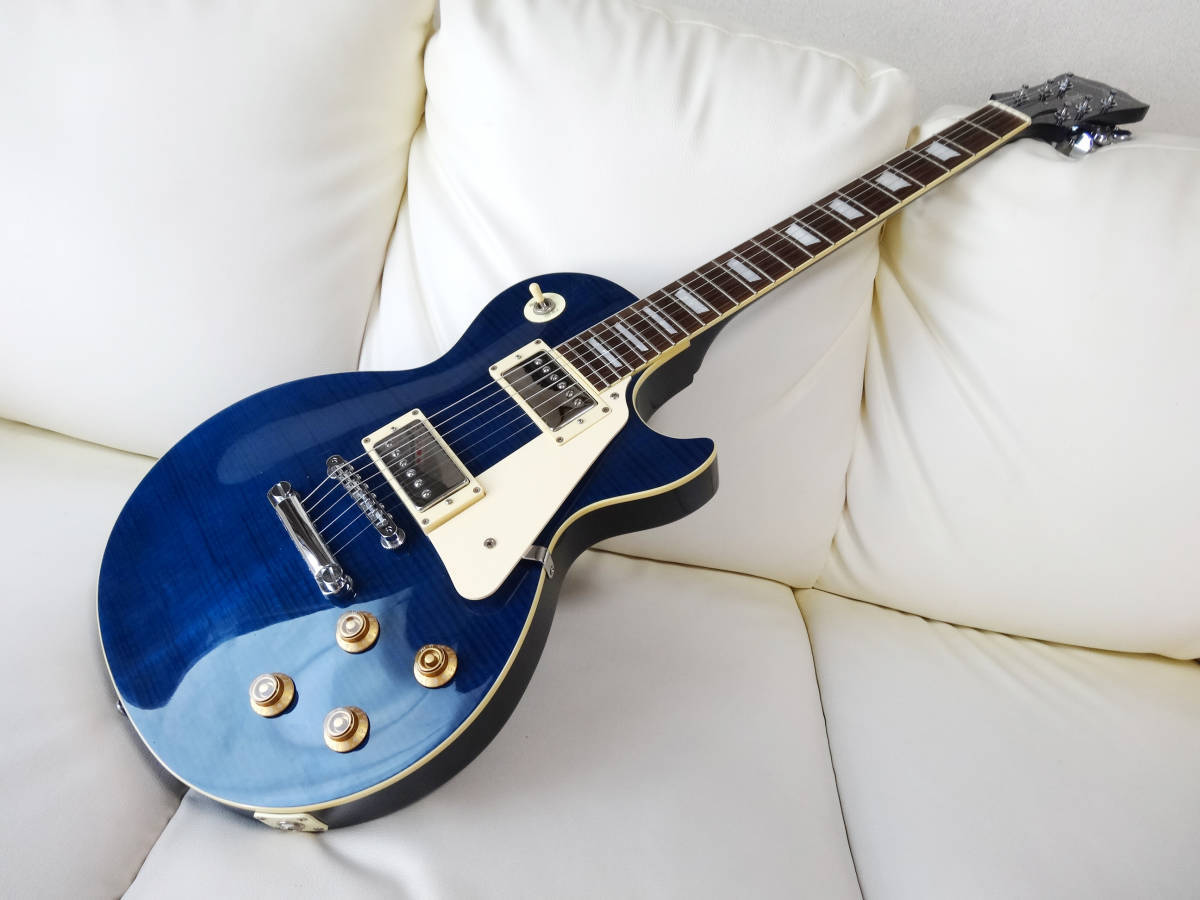 程度良し Seventy Seven Guitars Stk Ii Stb レスポール セミホロウ 工房でフレットすり合わせ アース半田付け手直し ポット点検済 の落札情報詳細 ヤフオク落札価格情報 オークフリー スマートフォン版