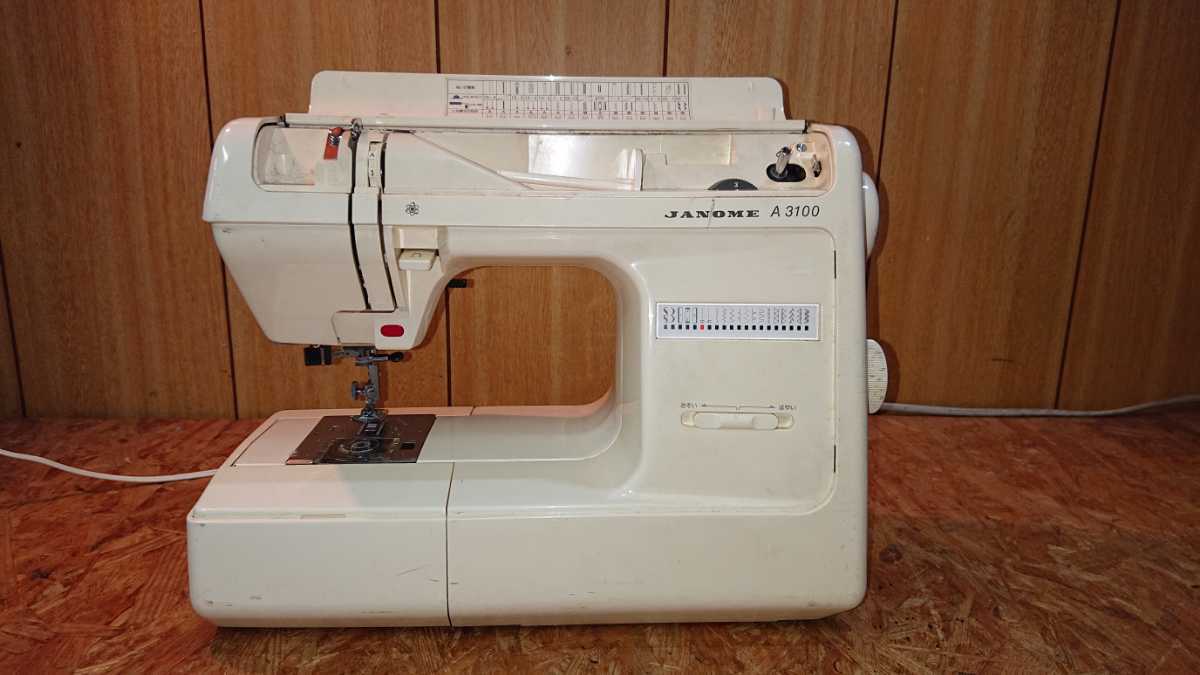 ☆1000円スタート☆JANOME ジャノメ ジャノメミシン MODEL805 通電 