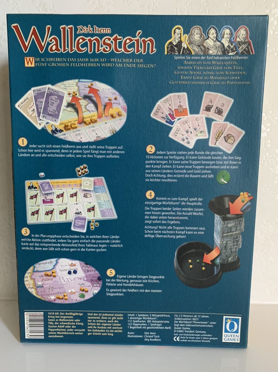 ドイツボードゲーム Queen Games製 ヴァレンシュタイン Wallenstein Dirk Henn クイーンゲームズ 和訳付 の落札情報詳細 ヤフオク落札価格情報 オークフリー スマートフォン版