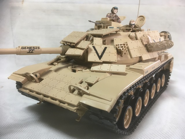 新品】ラジコン改造済み Ⅰ/35 湾岸戦争：リアクティブアーマーM60 A1