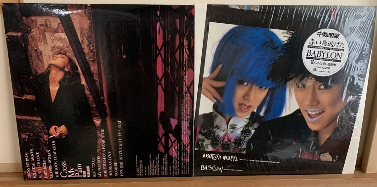 中森明菜 2枚セット Cross My Palm 赤い鳥逃げた の落札情報詳細 ヤフオク落札価格情報 オークフリー スマートフォン版