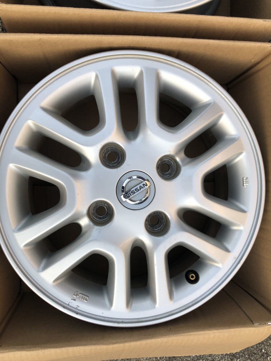 日産純正】ホイール4本 送料込み！ 日産純正14インチアルミホイール4本