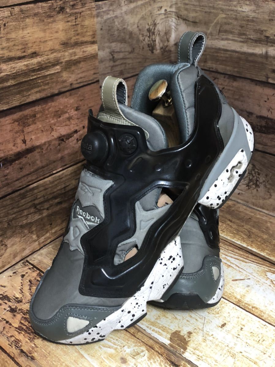衝撃プライス！状態良好！Reebok/リーボックINSTA PUMP【ポンプフューリー】高級上質スニーカー ホワイト×ブラック 28cm表記 即完売 衝撃プライス！状態良好！Reebok&frasl;リーボックINSTA PUMPポンプ