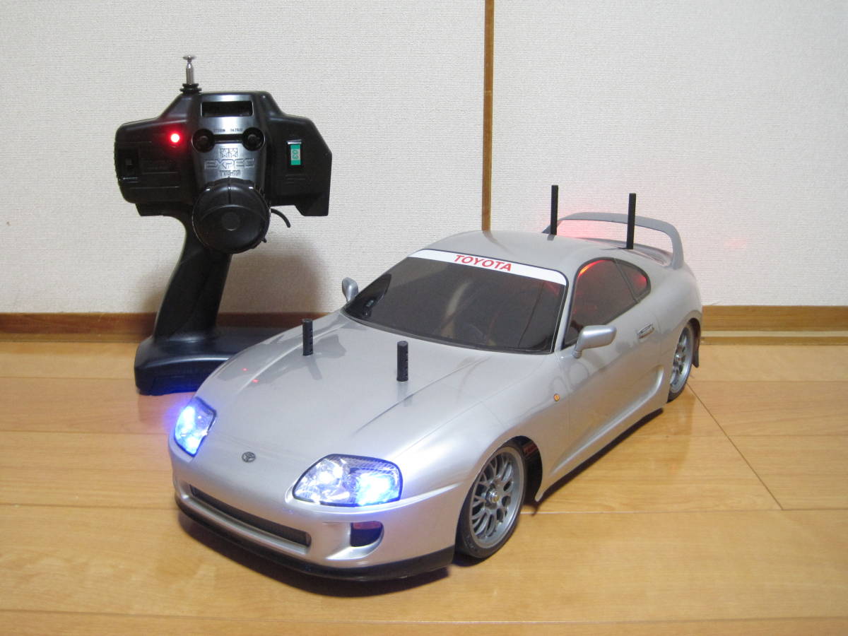 ☆格安!! タミヤ 1/10 トヨタ スープラ メカ プロポ 電飾付 TT01