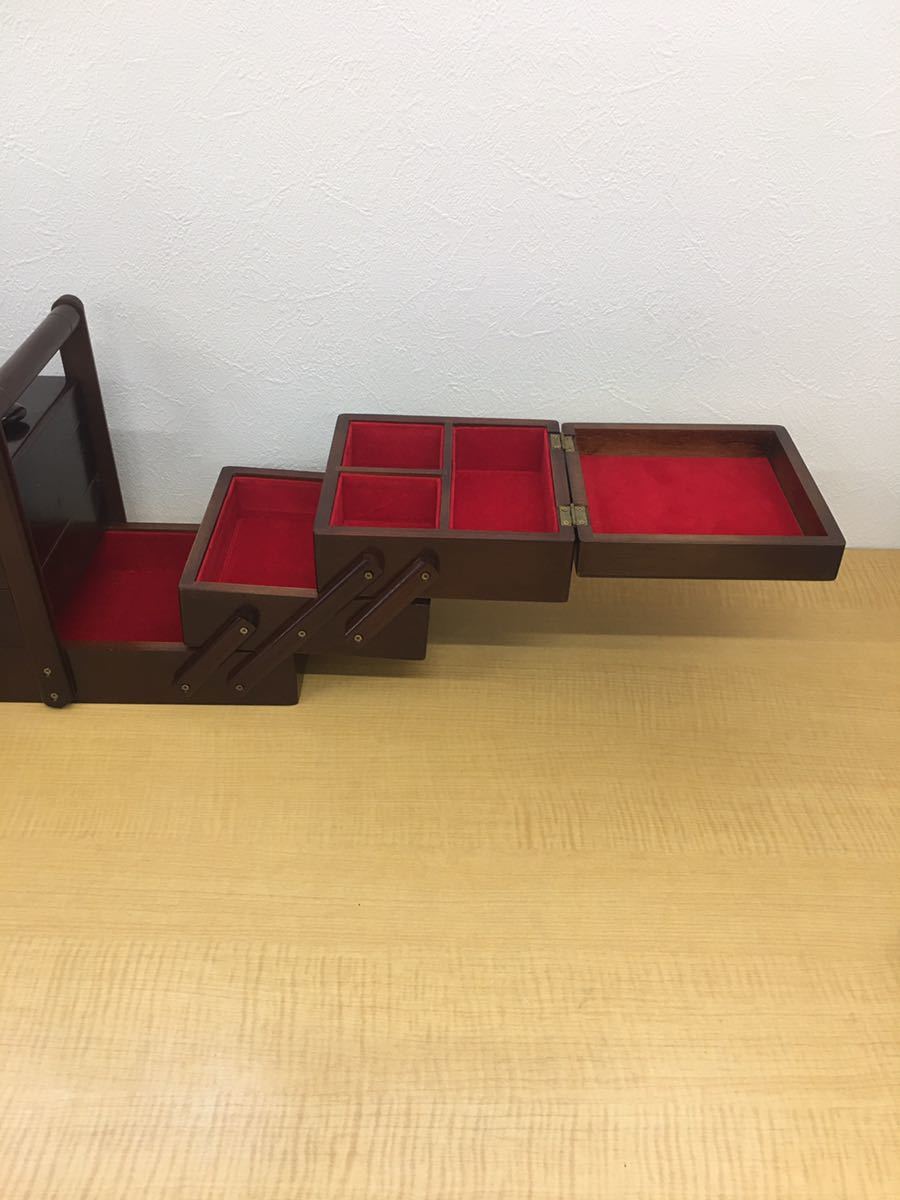新品】【未使用保管品K1398】Najico/ナジコ 裁縫箱 ソーイングボックス