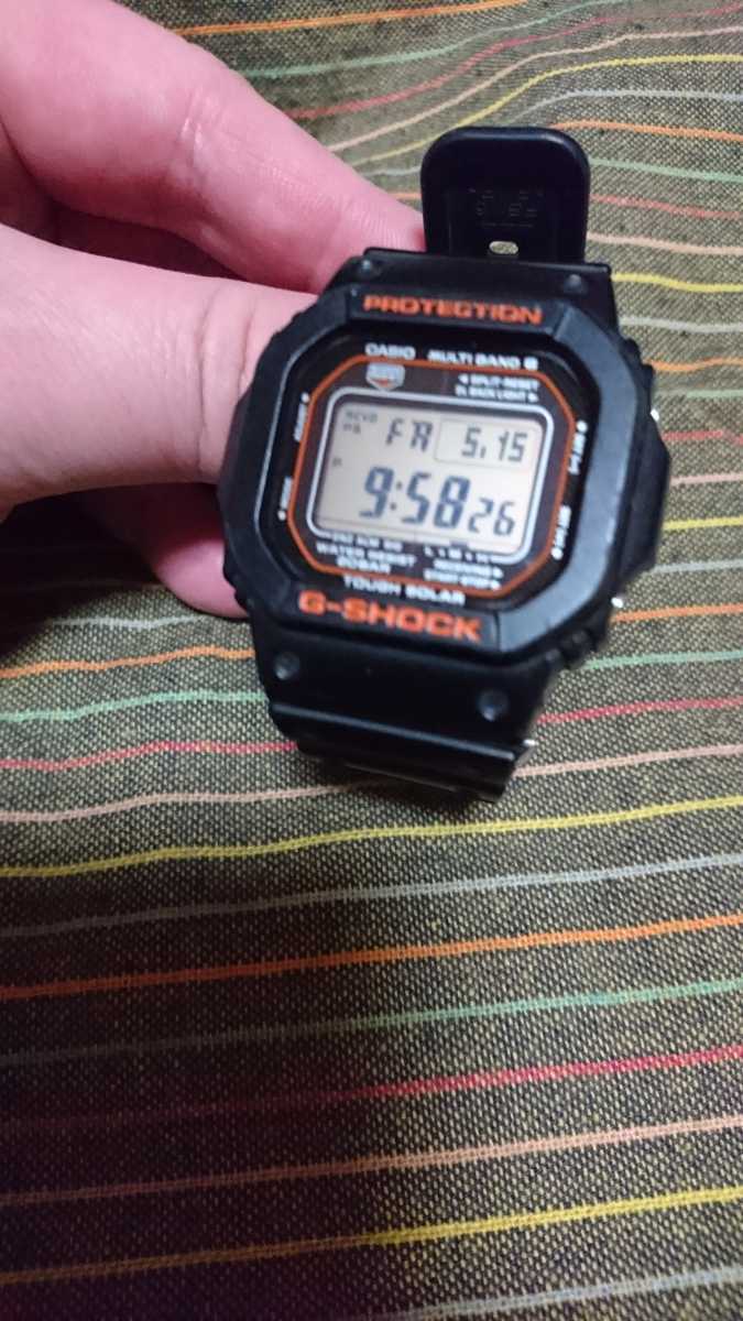 CASIO G-SHOCK 3159 GW - M 5610 R ブラック オレンジ 電波 タフ