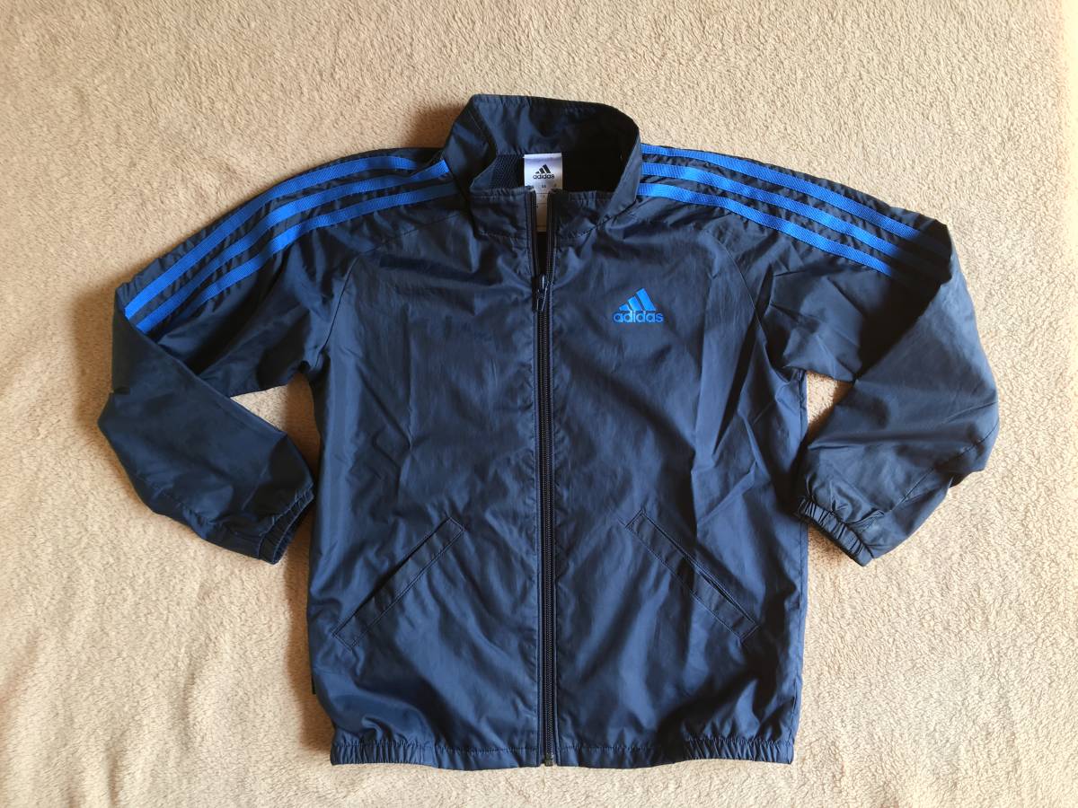 Adidas アディダス ウィンド ブレーカー ジュニア トレーニング ウェア ジャケット シャカシャカ 130 サイズ おまけ付 の落札情報詳細 ヤフオク落札価格情報 オークフリー スマートフォン版