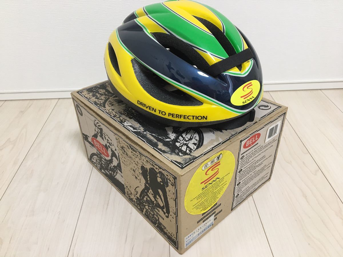 個人 売切 アイルトンセナ ヘルメット 自転車 ロードバイク BELL 新品